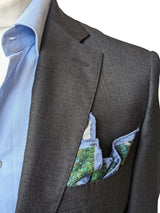 Battisti Pocket Square / Bandana Seurat Sunday Afternoon Fine Art Painting Pure Silk