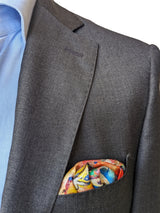 Battisti Pocket Square / Bandana Chagall Les Amoureux Art Painting Pure Silk