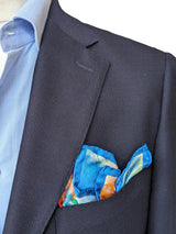 Battisti Pocket Square / Bandana Chagall Les Amoureux Art Painting Pure Silk