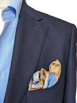 Battisti Pocket Square / Bandana El Greco Christ Heals the Blind Fine Art Painting Pure Silk