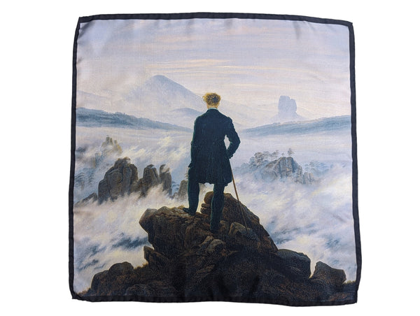 Battisti Pocket Square / Neckerchief Friedrich Wanderer above the Sea of Fog