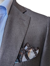 Battisti Pocket Square / Bandana Friedrich Wanderer above the Sea of Fog Art Painting Pure Silk