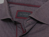 Pal Zileri Shirt 15.75 M Mauve/Brown Cotton