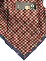 Battisti Tie Pale Blue Pink Florets 2-button & pocket Pure silk