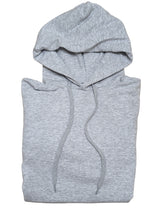 The Wardrobe Hoodie Sweatshirt Light Heathered Grey Cotton Blend