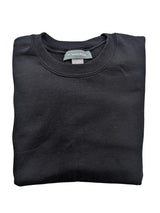 The Wardrobe Crewneck Sweatshirt Black Cotton Blend