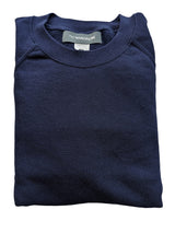 The Wardrobe Crewneck Sweatshirt Ink Blue Cotton Blend