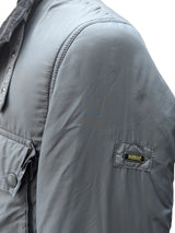 Barbour Field Jacket S Grey Padded Poliamide
