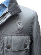 Barbour Field Jacket S Grey Padded Poliamide