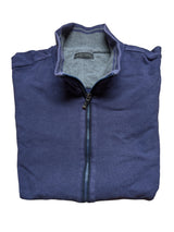 Z Zegna S/M Blueish Purple Zip Sweatshirt