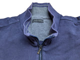 Z Zegna S/M Blueish Purple Zip Sweatshirt