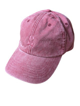 eHABERDASHER Dad Cap Nantucket Red Brushed Cotton