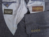 Benjamin VBC Sport Coat Blue Flecked Check 2-button Soft Shoulder Wool/Silk/Linen
