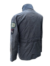Hackett Field Rally Jacket M Blue-Grey Waxed England