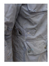 Hackett Field Rally Jacket M Blue-Grey Waxed England