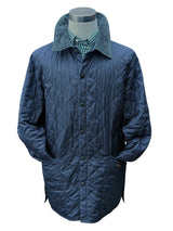 Barbour Jacket S/M Navy Blue Liddesdale Padded Quilt Polyamide
