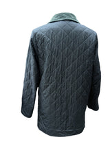 Barbour Jacket S/M Navy Blue Liddesdale Padded Quilt Polyamide