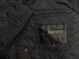 Barbour Jacket M/L Navy Blue Liddesdale Padded Quilt Polyamide