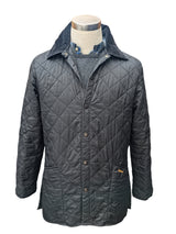 Barbour Jacket M/L Soft Midnight Blue Eksdale Padded Quilt Polyester