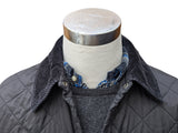 Barbour Jacket M/L Soft Midnight Blue Eksdale Padded Quilt Polyester