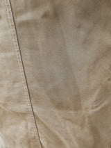 Fay Driving Coat M Tan 3-Button Heavy Cotton Twill