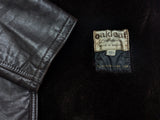 Vintage Oakleaf England Leather Shearling Coat M/L Dark Brown
