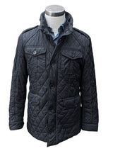 Hackett Thermore Quilted Field Jacket S Black Nylon