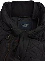 Hackett Thermore Quilted Field Jacket S Black Nylon
