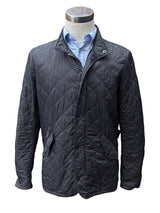Barbour Jacket S/M Grey Chelsea Padded Quilt Polyester