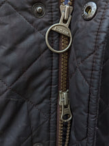 Barbour Jacket S/M Dark Brown Chelsea Padded Quilt Polyester