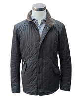 Barbour Jacket S/M Dark Brown Chelsea Padded Quilt Polyester