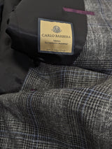 Benjamin Carlo Barbera 3-in-1 Suit Mid Grey Plaid Wool/Viscose