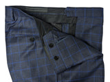 Benjamin 3-in-1 Suit Navy Blue Plaid 2-button Wool Flannel