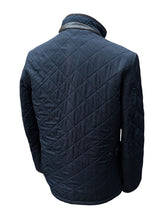 Barbour Jacket S/M Midnight Blue Powell Padded Quilt Polyester