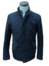 Barbour Jacket S/M Midnight Blue Powell Padded Quilt Polyester
