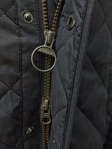 Barbour Jacket S/M Soft Charcoal Grey Millton Quilted Polyester Gore-Tex