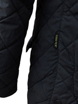 Barbour Jacket S/M Soft Charcoal Grey Millton Quilted Polyester Gore-Tex