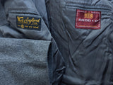 Vintage Dunn & Co. (Fox Bros/Marling Evans) Coat 40R Light/Mid Grey 3-button Pure Heavy Wool