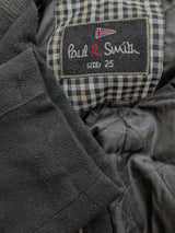 Paul Smith Car Coat M/L Black Wool/Cashmere