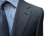 Benjamin VBC Suit Mid Grey Mini Check 2-Button Wool