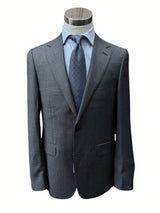 Benjamin VBC Suit Mid Grey Mini Check 2-Button Wool