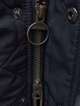 Barbour Jacket S/M Black Powell Padded Quilt Polyester