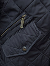 Barbour Jacket S/M Black Powell Padded Quilt Polyester