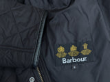 Barbour Jacket S/M Black Powell Padded Quilt Polyester