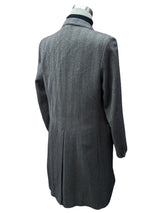 Vintage Austin Reed Coat M/38 Grey Herringbone Wool
