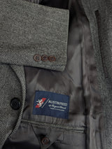 Vintage Austin Reed Coat M/38 Grey Herringbone Wool