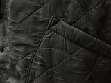 Barbour Coat M/L Khaki Olive Padded Polar Quilt Polyester