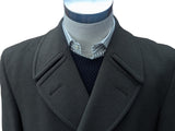 Vintage Berwin British Coat L/42 Olive Green DB Wool
