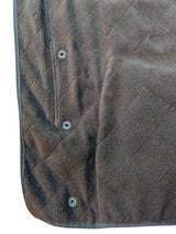 Barbour Coat M/L Khaki Olive Padded Polar Quilt Polyester