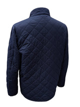 Barbour Jacket M/L Navy Blue Fulham Padded Quilt Polyester